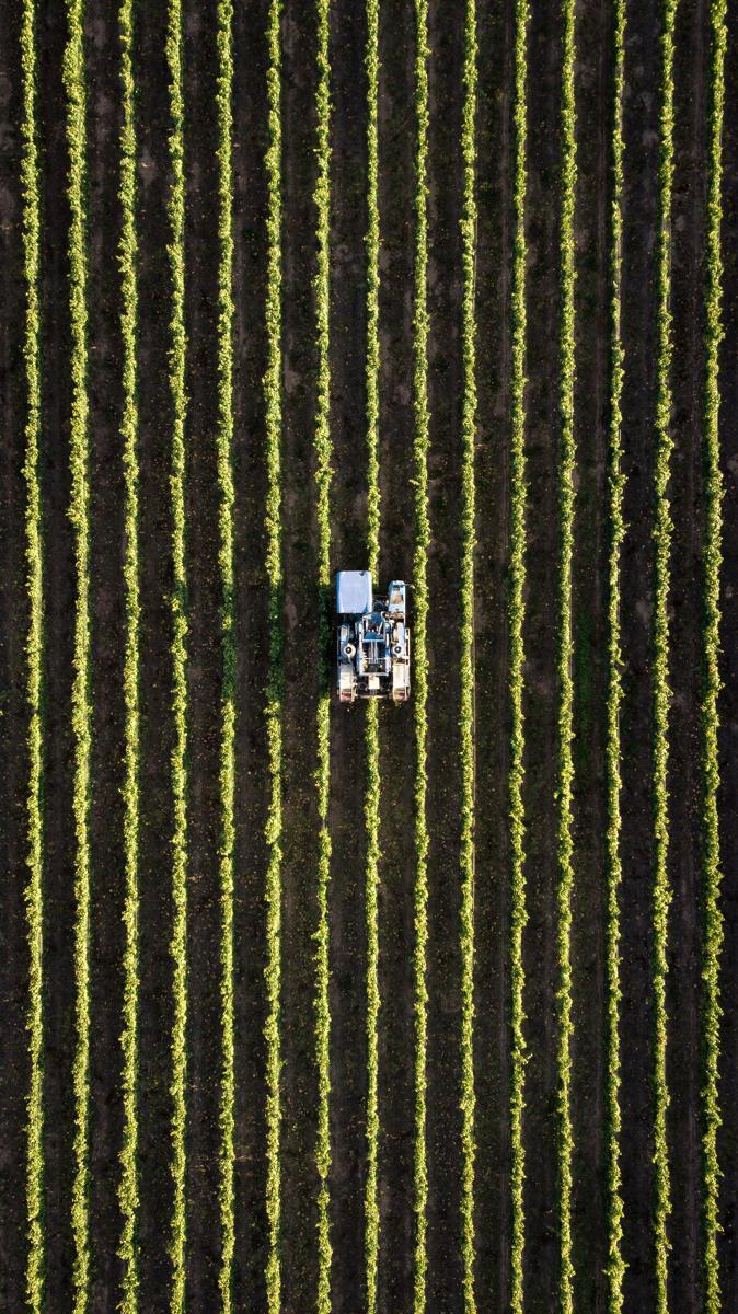 modern tractor